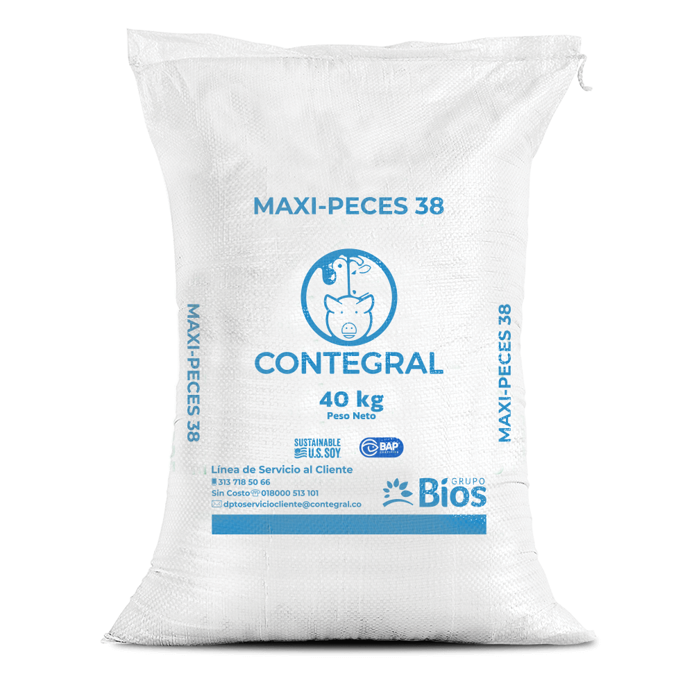 Imagen de CONTEGRAL Maxi Peces 38% 1.8mm 40 Kg