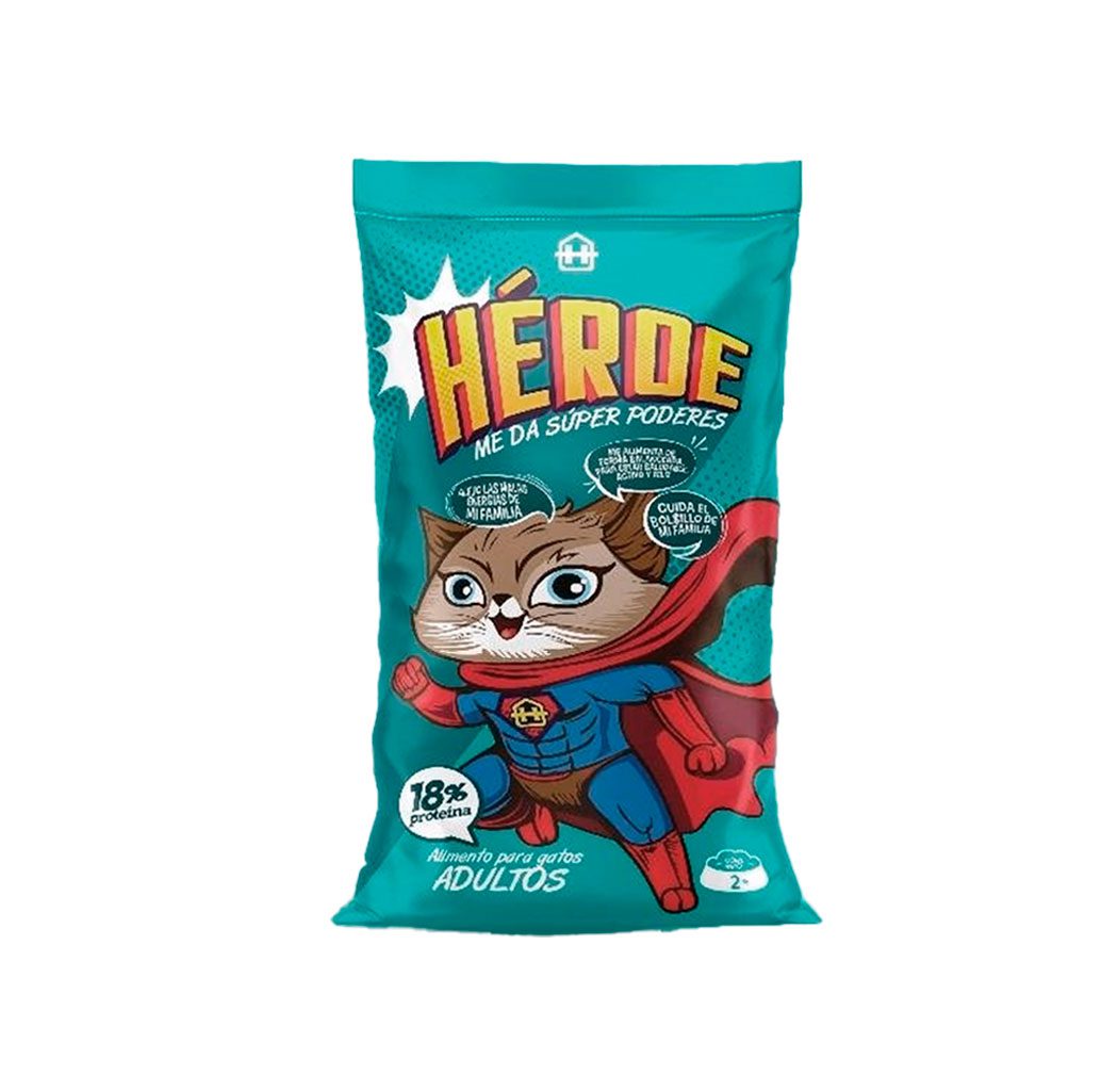 Imagen de HEROE GATO ADULTO X 2 Kg
