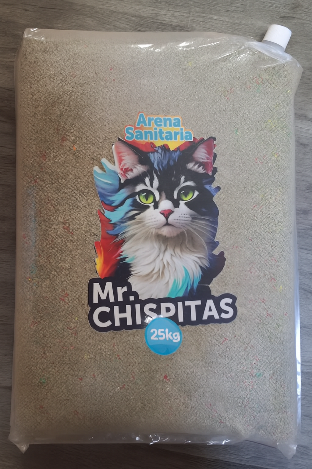 Imagen de MR CHISPITAS ARENA GATO X 25 Kg