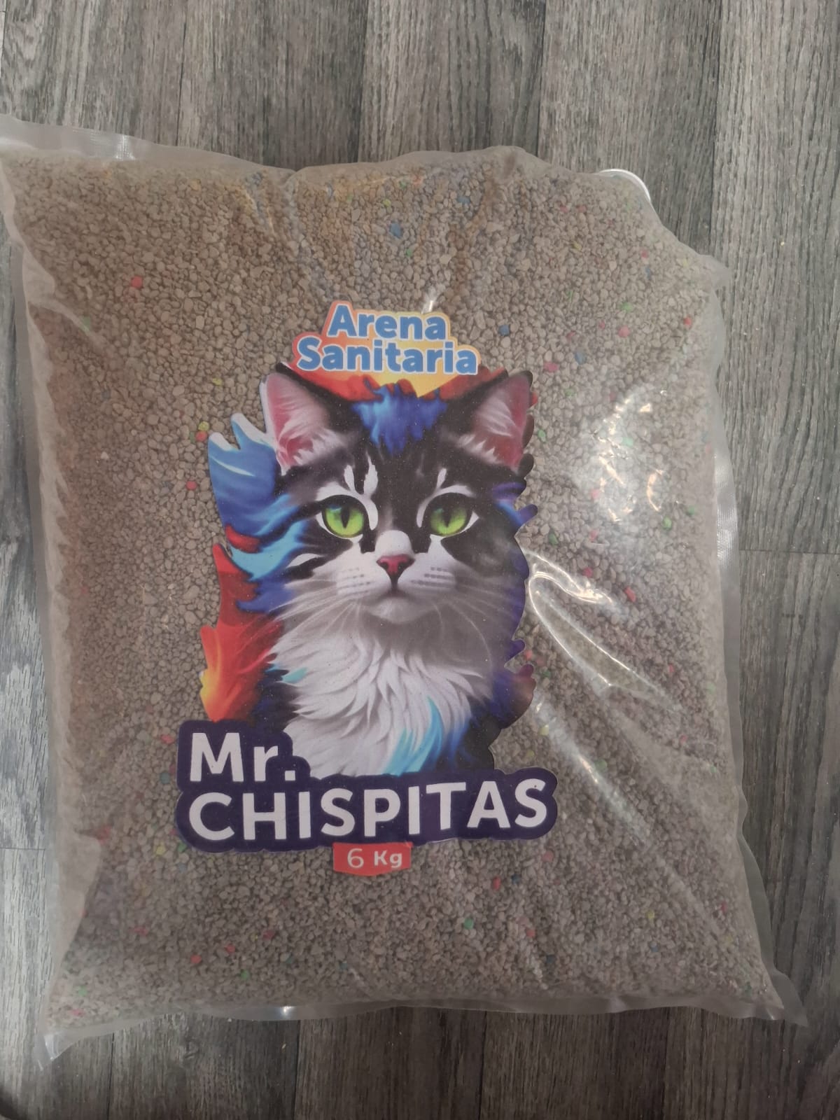 Imagen de MR CHISPITAS ARENA GATO X 6 Kg